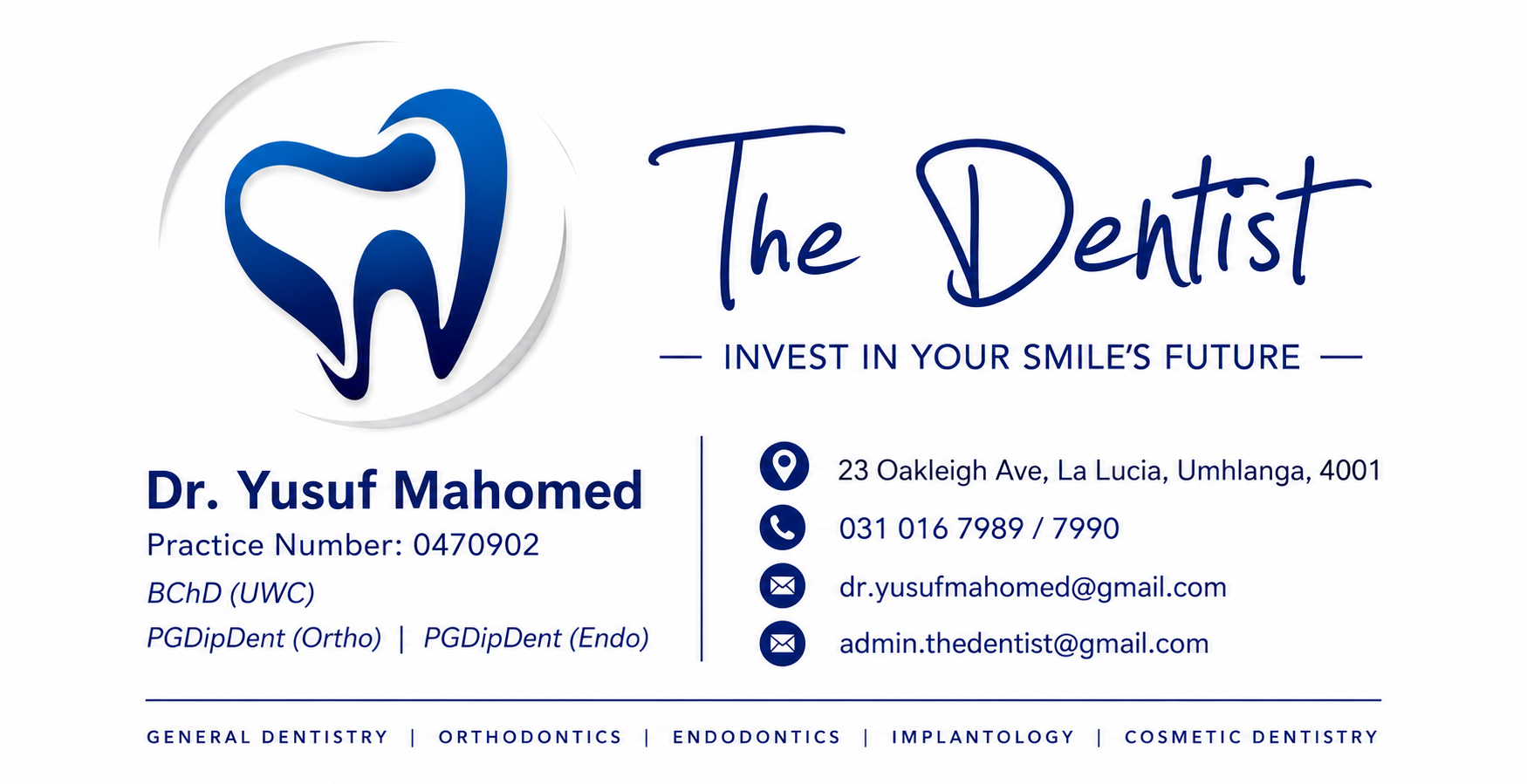 The Dentist ZA logo